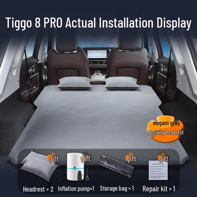 Nafukovací automatrace pro Chery Tiggo 8 Pro - Podložka na spaní na zadní sedadlo a do kufru