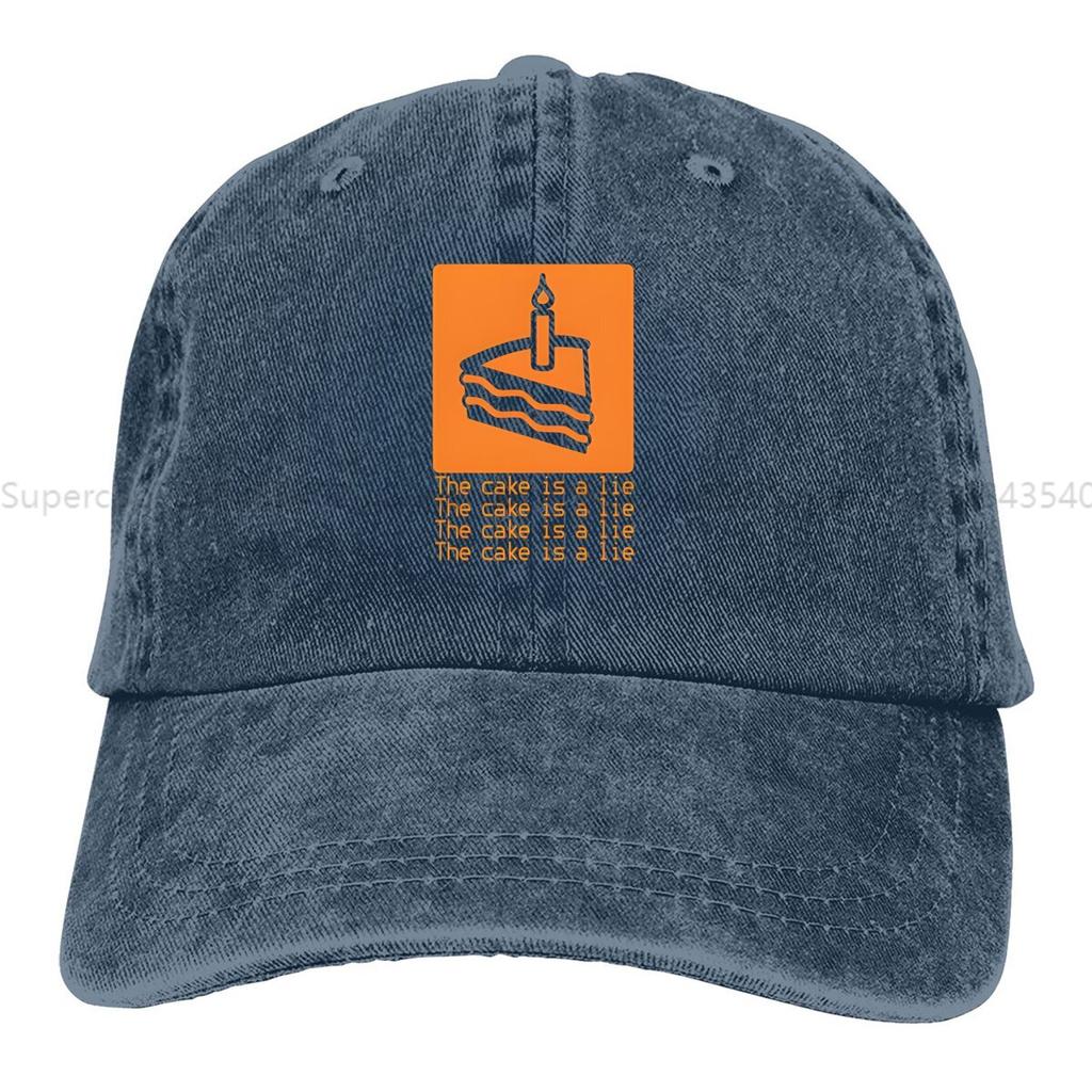 The Cake Is A Lie The IT Crowd Roy Baseball Cap Unisex Hats Wounisex Visor Protection Snapback Portal Game Caps