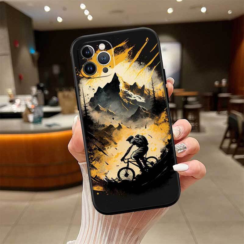 Cycling Bicycle Phone Case for Samsung S20 S21 S21S S22 S23 S24 FE Ultra Plus Lite F06 F16 M06 M16 M56 A07 A17 A36 A37 A55 A57