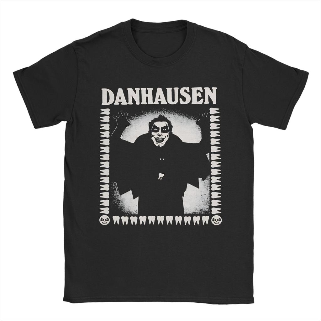 Danhausen Thinghausen Cotton TShirt For Couple Vintage TShirts Round Neck Harajuku Tee Shirt Oversize Pattern Clothing