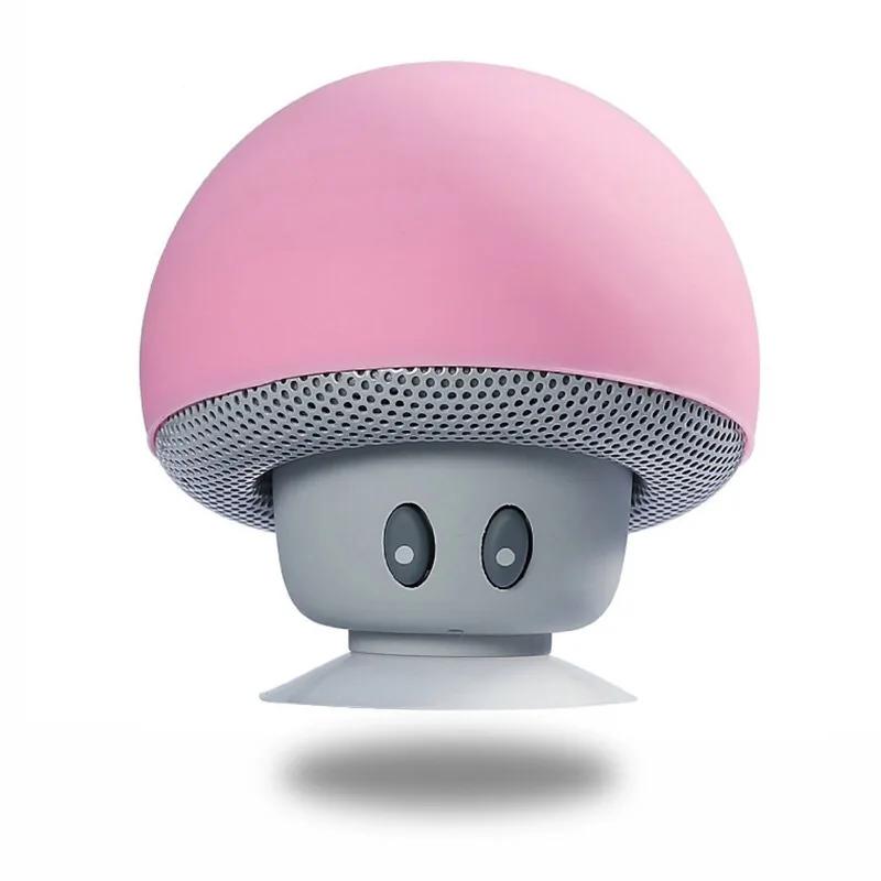 

High Quality Wireless Bluetooth Speaker 30ft Wireless Range Subwoofer With Suction CupSuitable for Cycling Picnic Outdoor рожевий