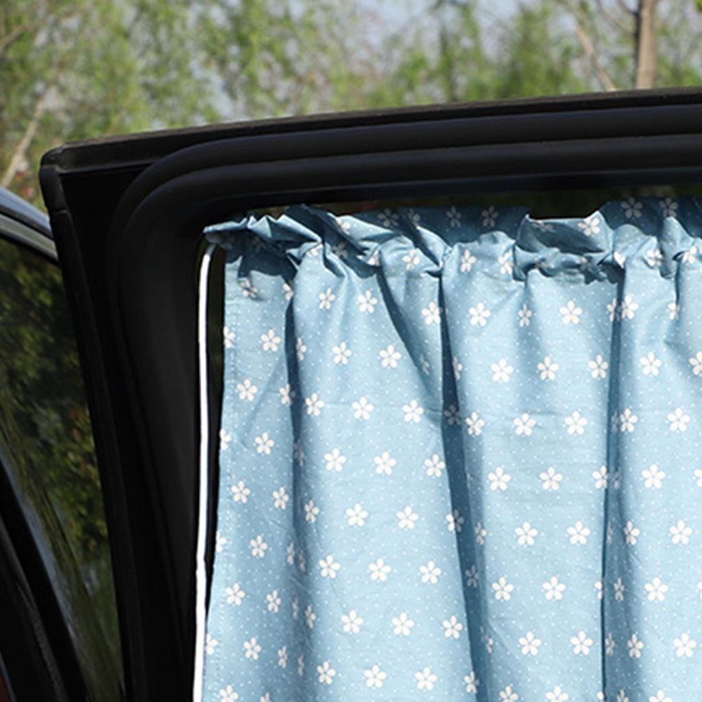 Car Curtain Suction Cup Sun Shade Cartoon Sun Protection Insulation Side Window Curtain