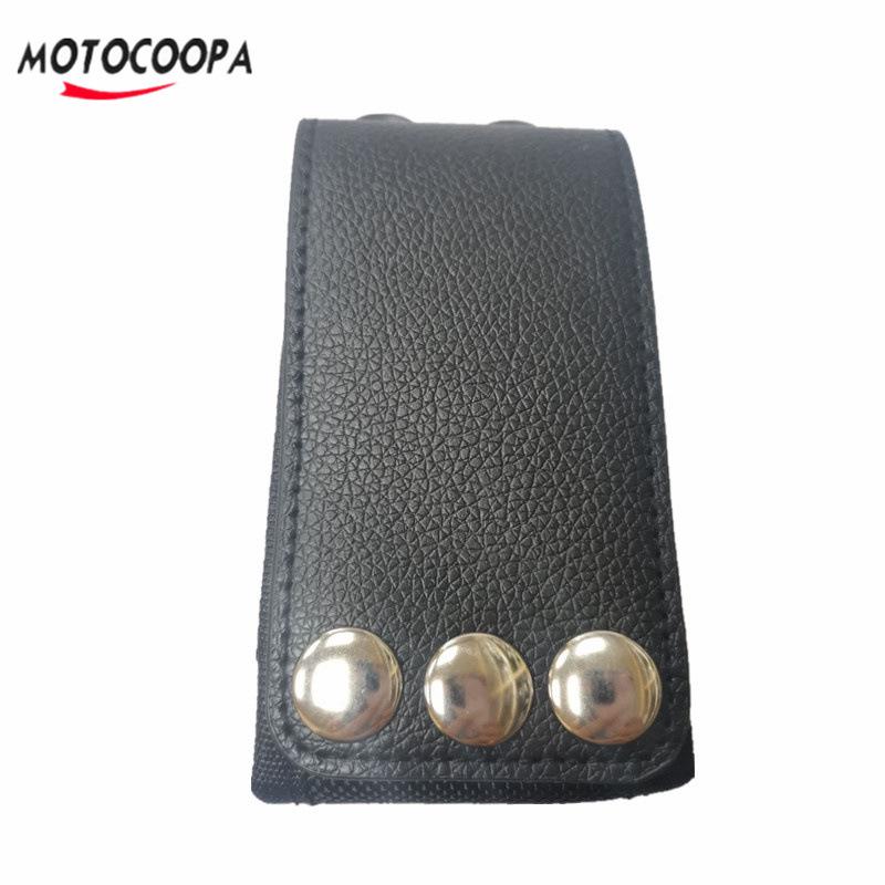 Leather Walkie-Talkie Case for Hytera TC500S TC610 BD600 Transceivers - Universal Fit