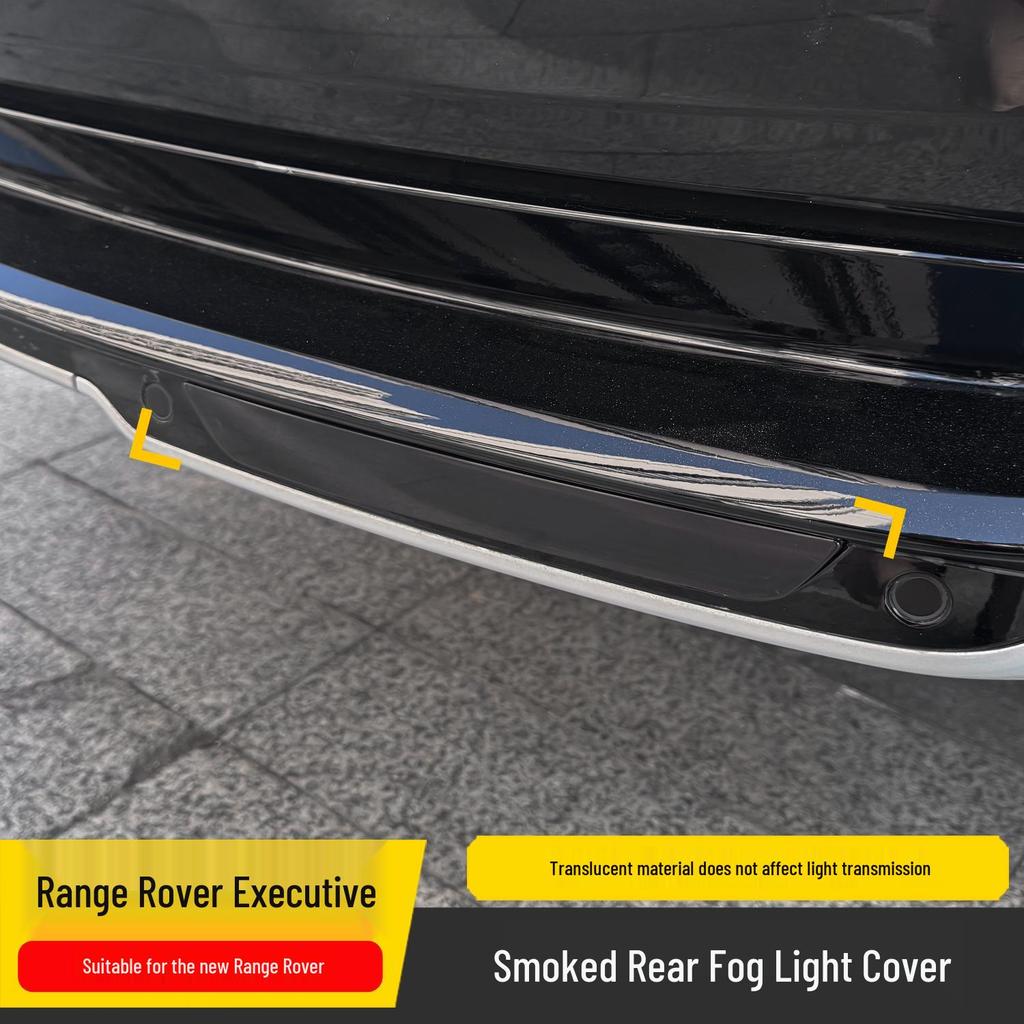 Smoked Rear Fog Light Cover for 23-25 Land Rover Range Rover