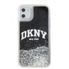 Dkny Dkhcn61Lbnaek Iphone 11 / Xr 6.1Czarny/Black Twarde Etui Płynny Brokat Duże Logo