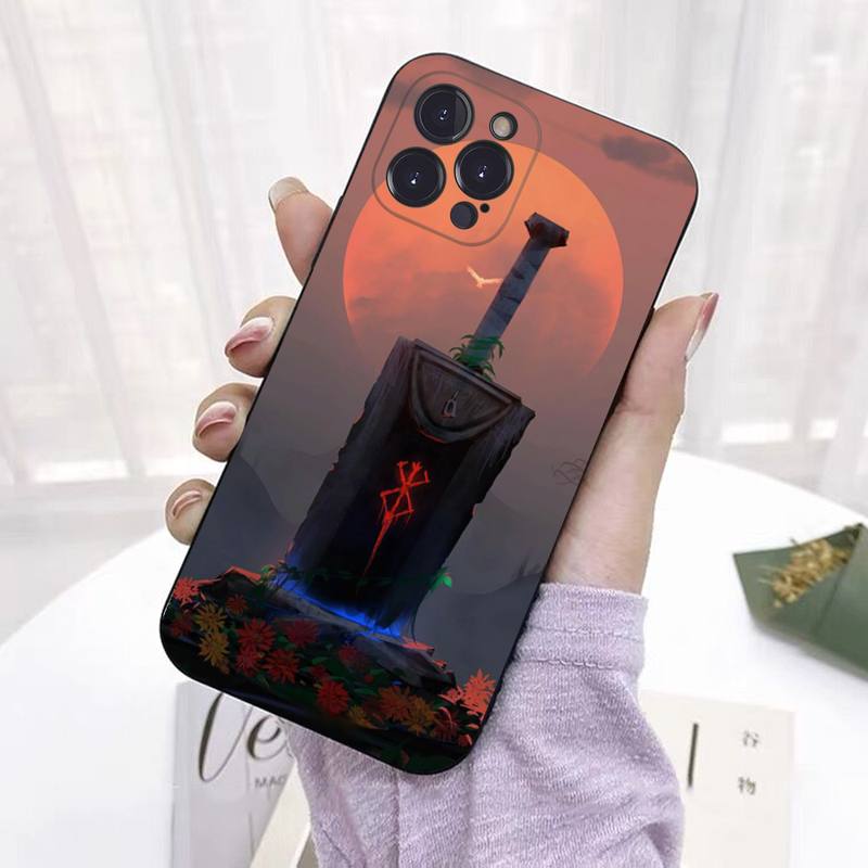 Berserk Guts Telefon Fall Für iPhone 8 7 6 6S Plus X SE 2020 XR XS 14 11 12 13 Mini Pro Max Mobile Fall