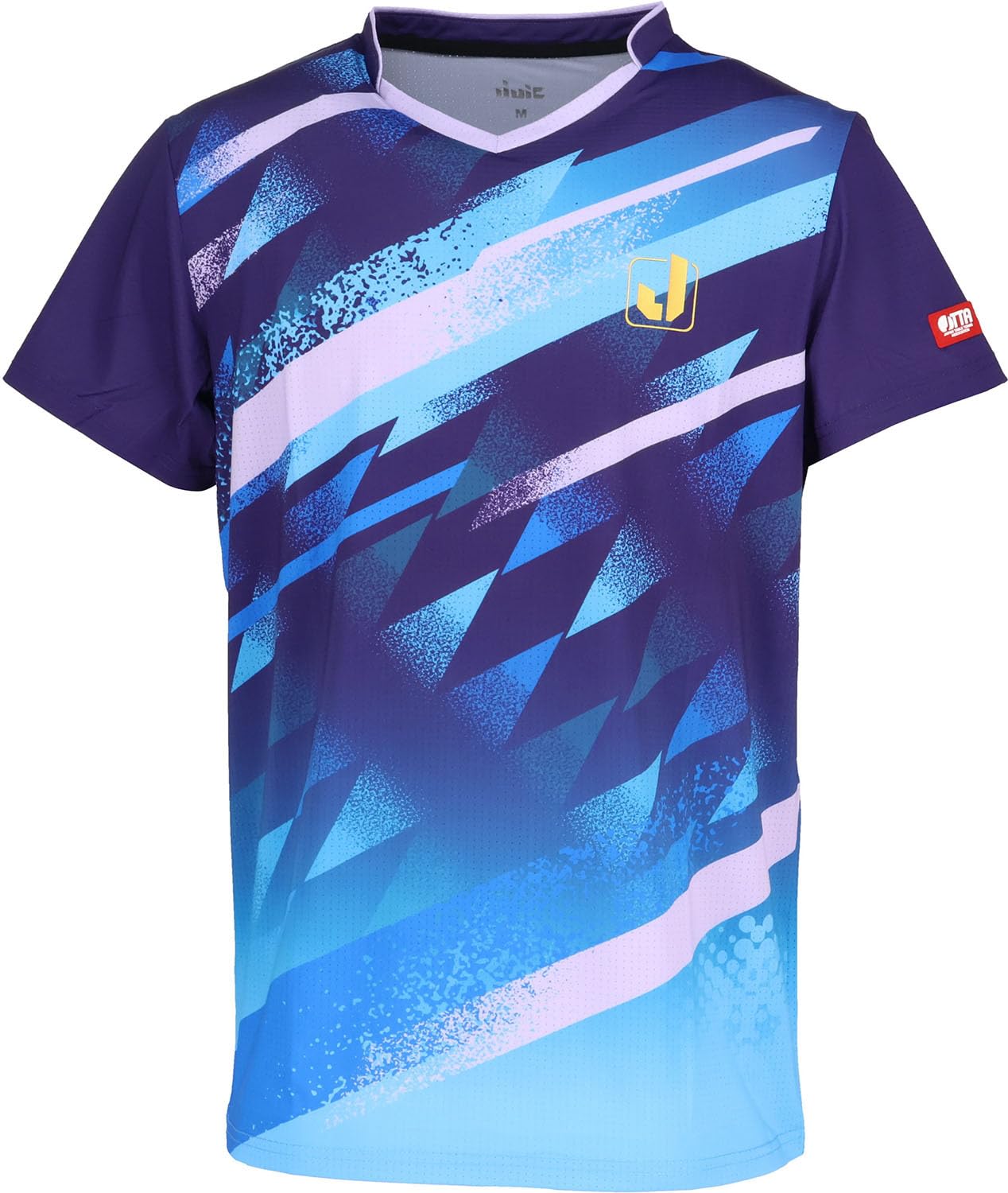 JUIC Table Tennis Game Shirt, JUIC Stardust Drive, Lightweight, Sweat-wicking, Quick-drying, JTTA Approved (Japan Table Tennis Association), Unisex, N