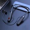 Bluetooth 5.0 Neckband Earphones with Digital Display, Dual Earbuds, Neck-hanging Design, 500mAh Battery for Ultra-long Life