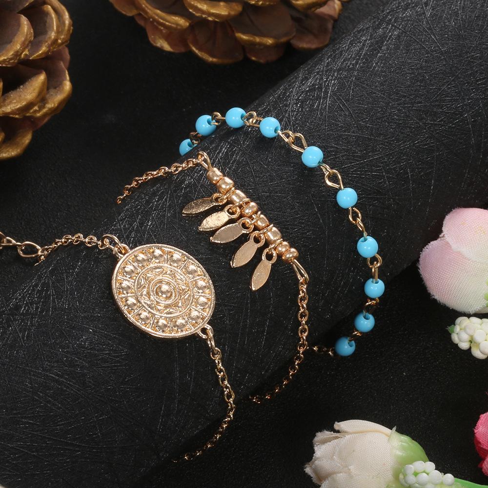 Special Bracelet, Simple Turquoise Bracelet 3-Piece Set