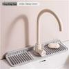 Morandi Silicone Faucet Drip Mat - Leak-Proof, Anti-Slip Kitchen Sink & Washstand Mat
