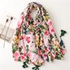 Fashion Women Spring Autumn Viscose Scarf Shawl Lovely Leopard Floral Tassel Pashmina Stole Wrap Echarpe Foulards Muslim Hijab