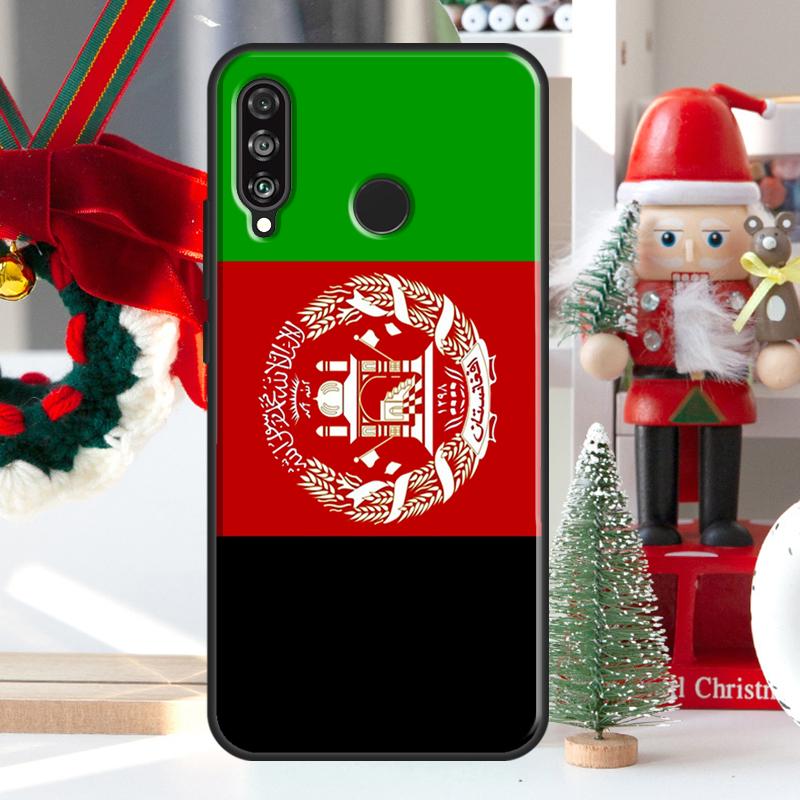 Flag of Afghanistan For Huawei Nova 12i 11i 8i 12s Y73 Y72 Y61 Y91 Y90 Y70 Y60 9 10 SE P60 Pro P30 P40 Lite Case