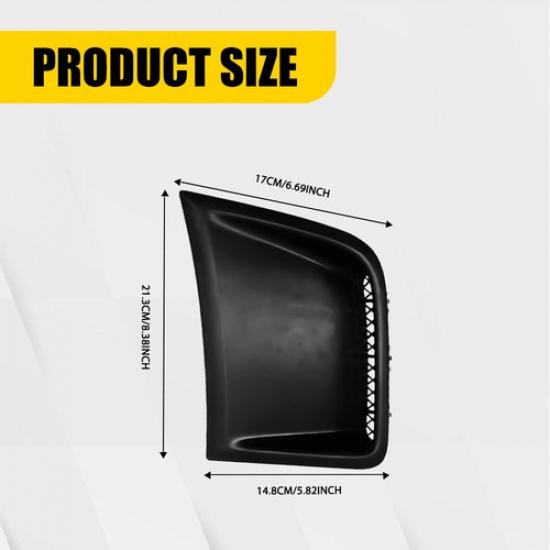 Black Front Side Air Intake Vent Cover Set Of 2 Fit 2008-2014 Subaru Impreza WRX