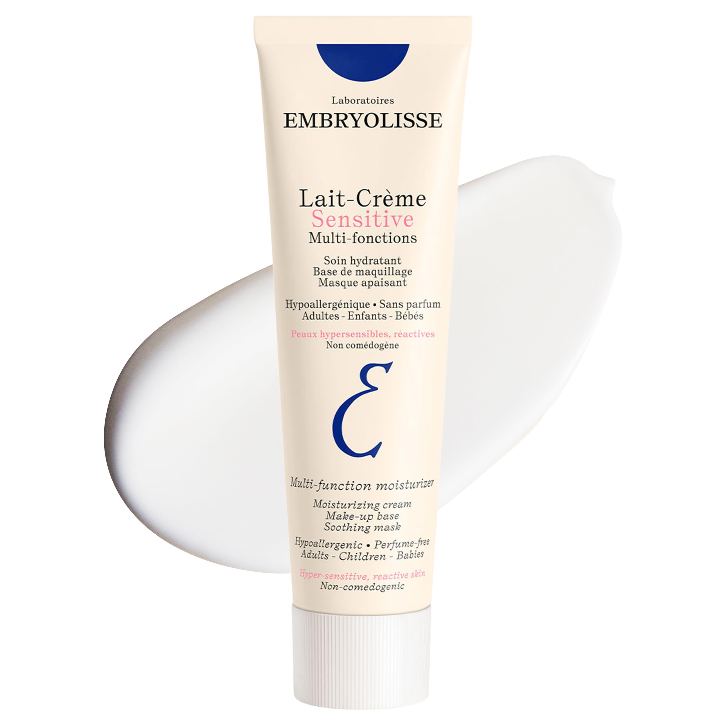 

Embryolisse Увлажняющий крем для чувствительной кожи 100 мл Уход за лицом и телом Подходит для чувствительной кожи [Оригинальный продукт] - Без отдушек, Увлажняющий, База под макияж,