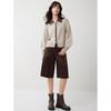 ELLE Women's Retro Lambswool Knit Cardigan