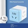 Portable Cube Power Socket With Usb Charging Ports Multiple Ac Outlets For Home Office Travel Business Trips