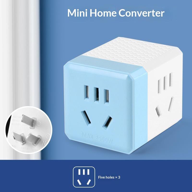 Portable Cube Power Socket With Usb Charging Ports Multiple Ac Outlets For Home Office Travel Business Trips