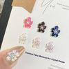 20Pcs Nail Charms Ice Translucent Pearl Five Petaled Flowers Nail Decorations  Accessories