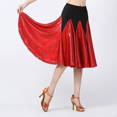 Ballroom Dance Skirts Latin Clothing Waltz Adult Modern Tango
