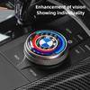 Carbon Fiber Car Emblem iDrive Knob Sticker for BMW X1 X2 X3 X5 X4 X6 X7 G30 G20 G32 G11 G12 F40 F30 F20 F10 F34 - 1 Piece XB5