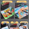 Genuine Dual-Tip Oil-Based Marker Pens - 120 Colors, Quick-Drying, Large Capacity for Elementary School Art.