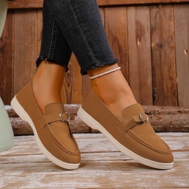 

Новый стиль туфель Фу — это модная одноногая обувь с металлической пряжкой, плоские туфли-бобы для женщин. 36 малиновый