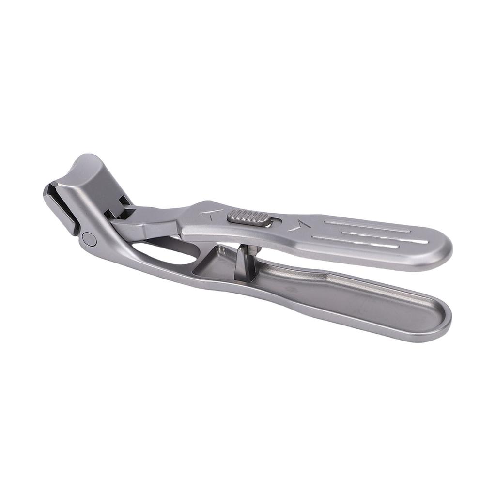 Angled Head Nail Clippers Long Handle Wide Jaw Opening Large Toe Nail Clippers Heavy Duty Stainless Steel Fingernail
