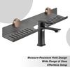 Wall Mounted Bathroom Sink Shelf Over Faucet Suction Cup U-Shaped Storage Rack  Vanity Storage