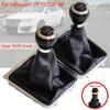 For VW Passat B6 B7 CC 2005-2013 Gear Shifter Knob with Dustproof Cover 5/6 Speed Gear Shift Knob Stick Gaiter Boot Frame Kit