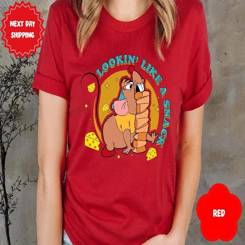 Cinderella Gus Looking Like A Snack Shirt Cute Gus Snacks Shirt Gus Snack Shirt Unisex Breathable 100 Cotton S