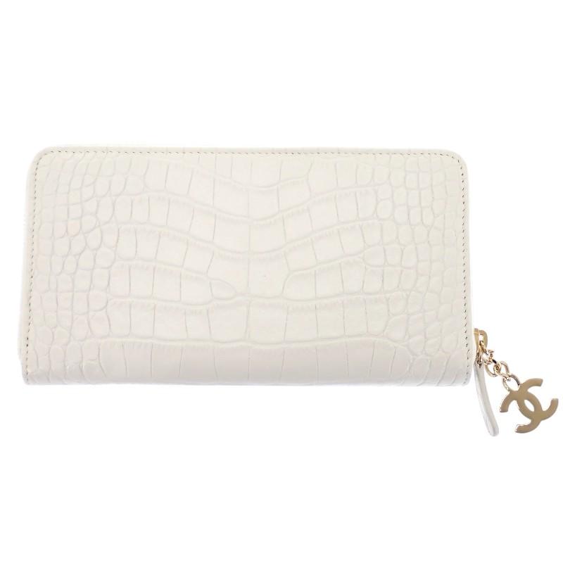 Chanel Purse White Leather Women