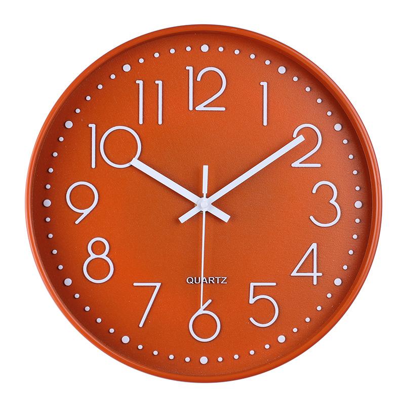 12-inch 30CM Silent Quartz Wall Clock Creative Fashion Home Living Room Clock Three-dimensional Simple Clock