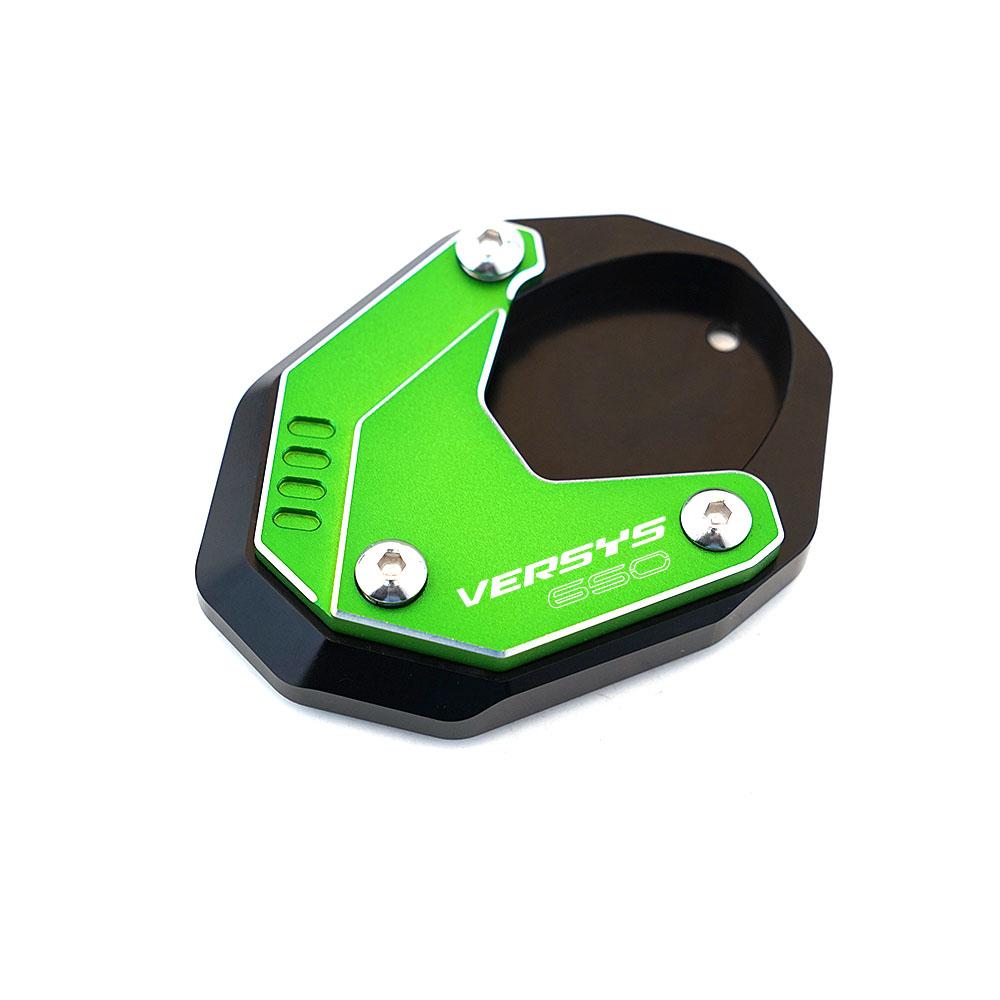 Side Stand Enlarge For KAWASAKI VERSYS650 VERSYS 650 2010-   2022 Motorcycle Accessories Kickstand Foot Enlarger