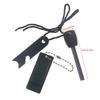 Mini Flint Waterproof Fire Starter Magnesium Flint Stone With Whistle Survival Outdoor Camping Survival Equipment