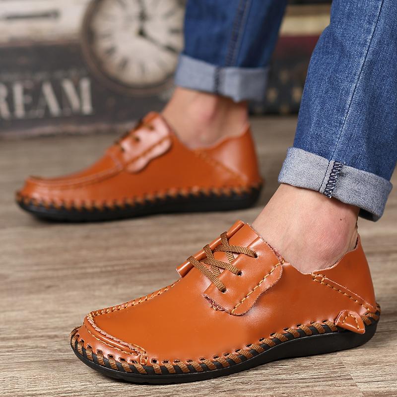 38-50 Men's Large Size Dress Shoes Casual Men's Driving Car Shoes