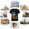 Urban Street Style BMX Ride Life Freestyle Graphic Casual Top Pure cotton T-shirt