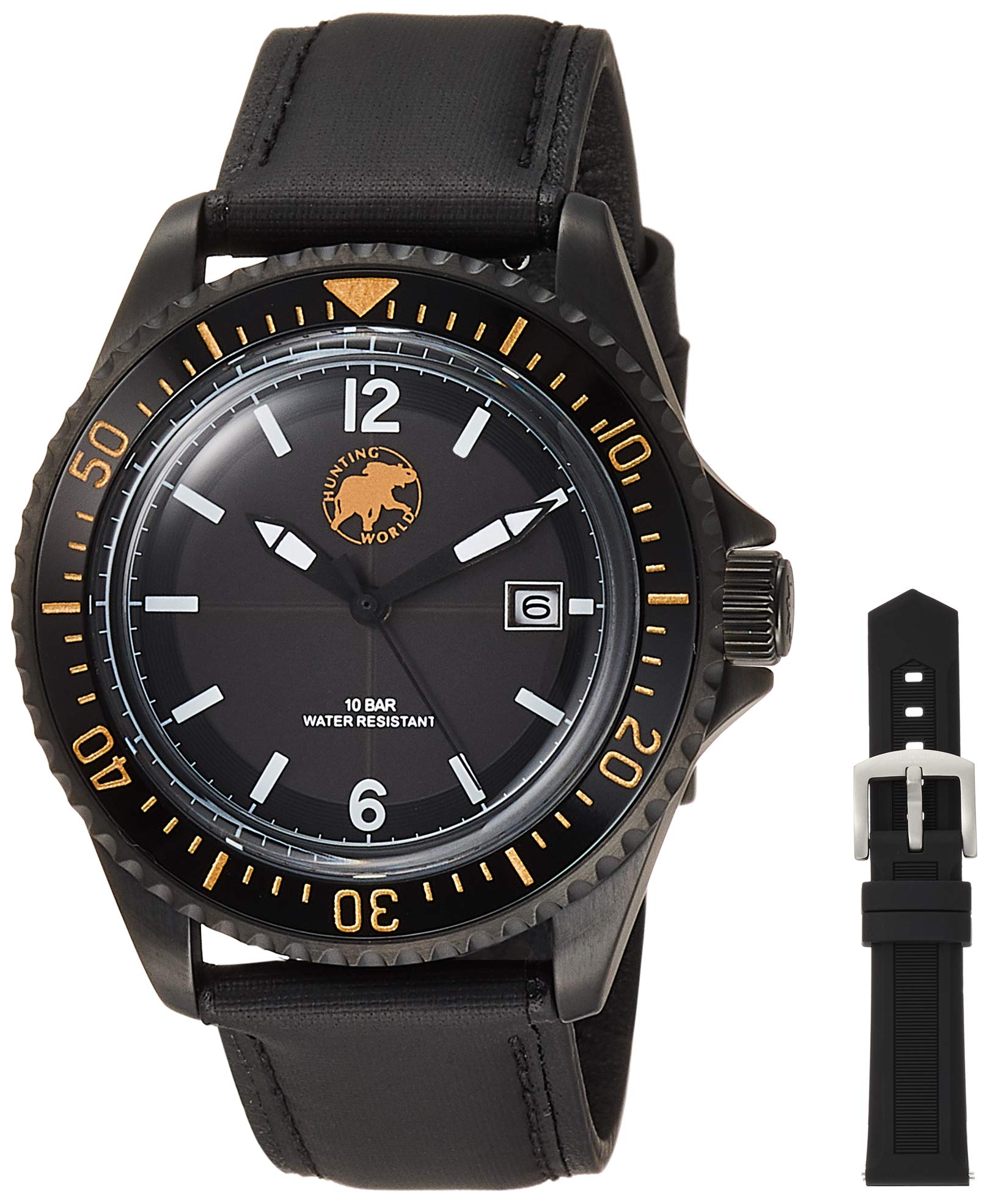

Watch HW506BKBK Black [Hunting World] Diver s Men s