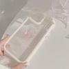 Applicable To IPhone 15 Smudge Bow Mobile Phone Case Apple 14 ProMax Sweet 16 Acrylic 12 Three Dimensional 13