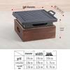 Korean Solid Alcohol BBQ Grill Set