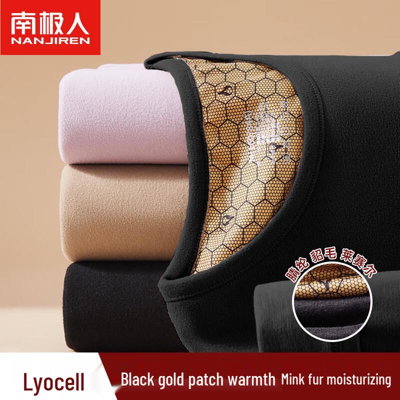 Nanjiren Women's De Velvet Thermal Underwear Set