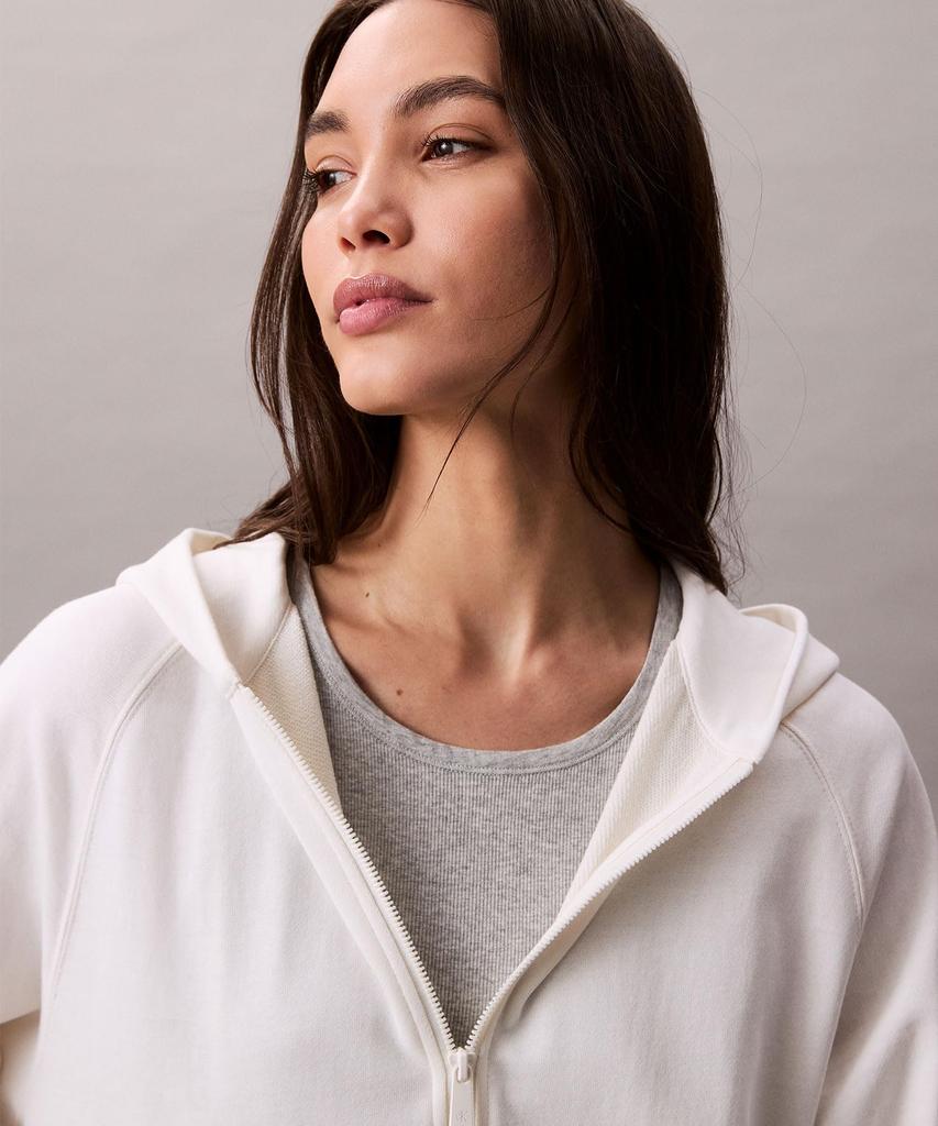 French Terry Hoodie 47A218G S TOFUYAS [Calvin Klein] [Official Brand] Zip-Up