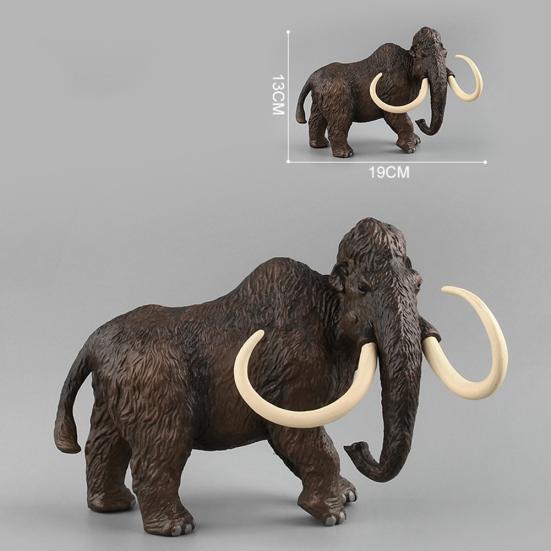 Simulation Family Mammoth Elephant Animal PVC Model Figurine Education Kids Toy