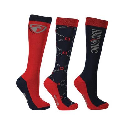 HYCONIC Childrens/Kids Patterned Socks (Pack of 3)