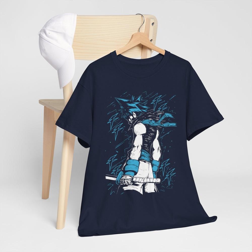 Anime Black Star TShirt Soul Eater Death the Kid Japanese Anime Gift Shirt M