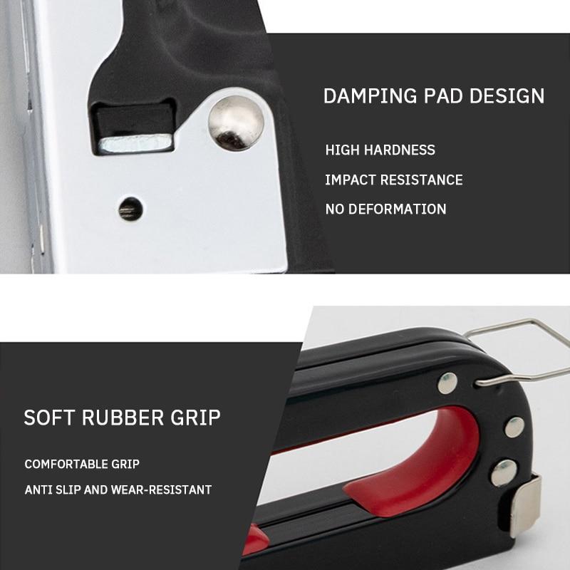 Four In One Nailing Machine Durable Portable Comfortable Universal Door Nail T Nail U Nail Straight Nail Manual Nail Gun 1PC