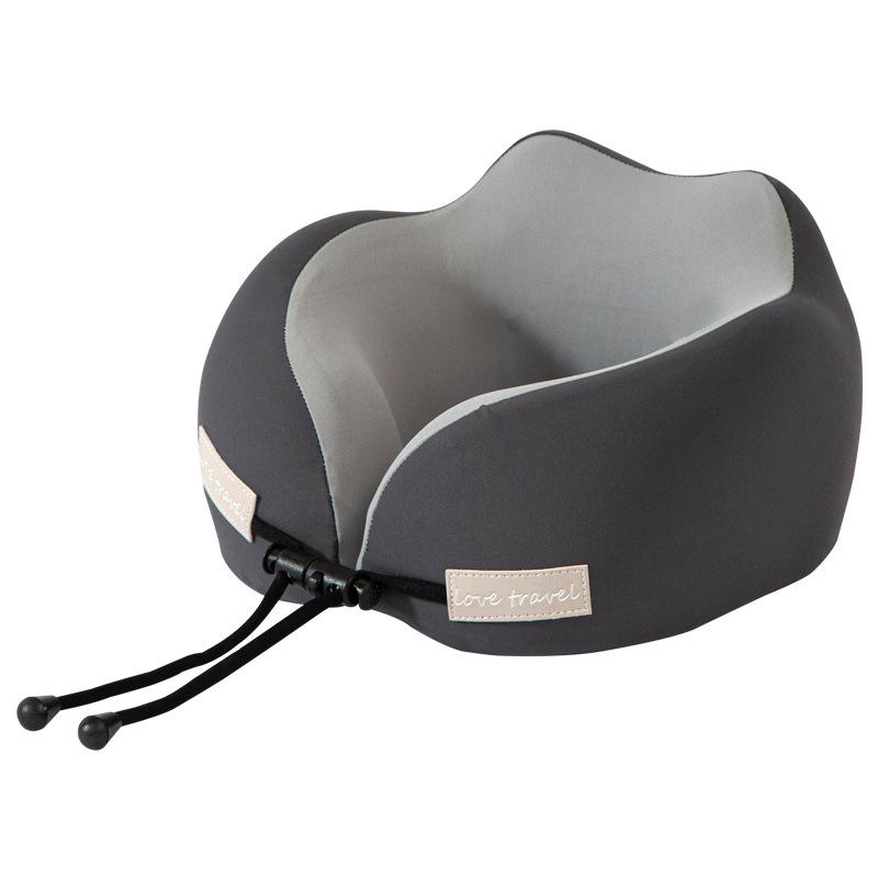 U-Shaped Memory Foam Travel Pillow for Neck and Cervical Spine Support