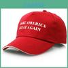 Make America Great Again Chapéu Maga Donald Trump Republicano Boné Ajustável Vermelho