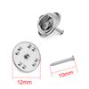 10sets PVD Never Fade Stainless Steel Brooch Holder Badge Lapel Buckle Base Locking Pin Back Butterfly Clasps Jewelry Making