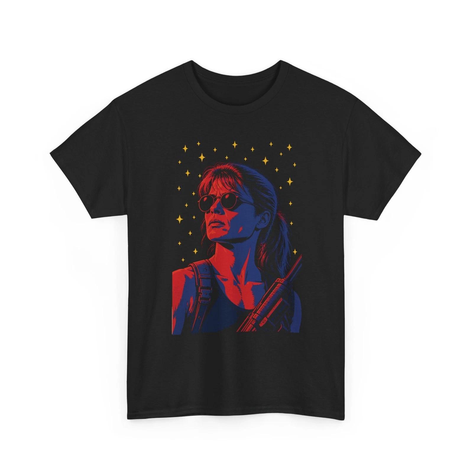 

Sarah Connor - Terminator 2 Sci-Fi Icon Graphic Gildan Cotton Tee 2XL