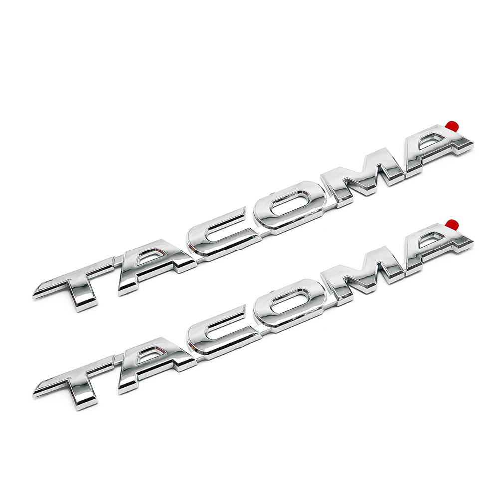 2pcs For 2005-2015 Tacoma Left Right Door Side Badges Emblems Letters Nameplate